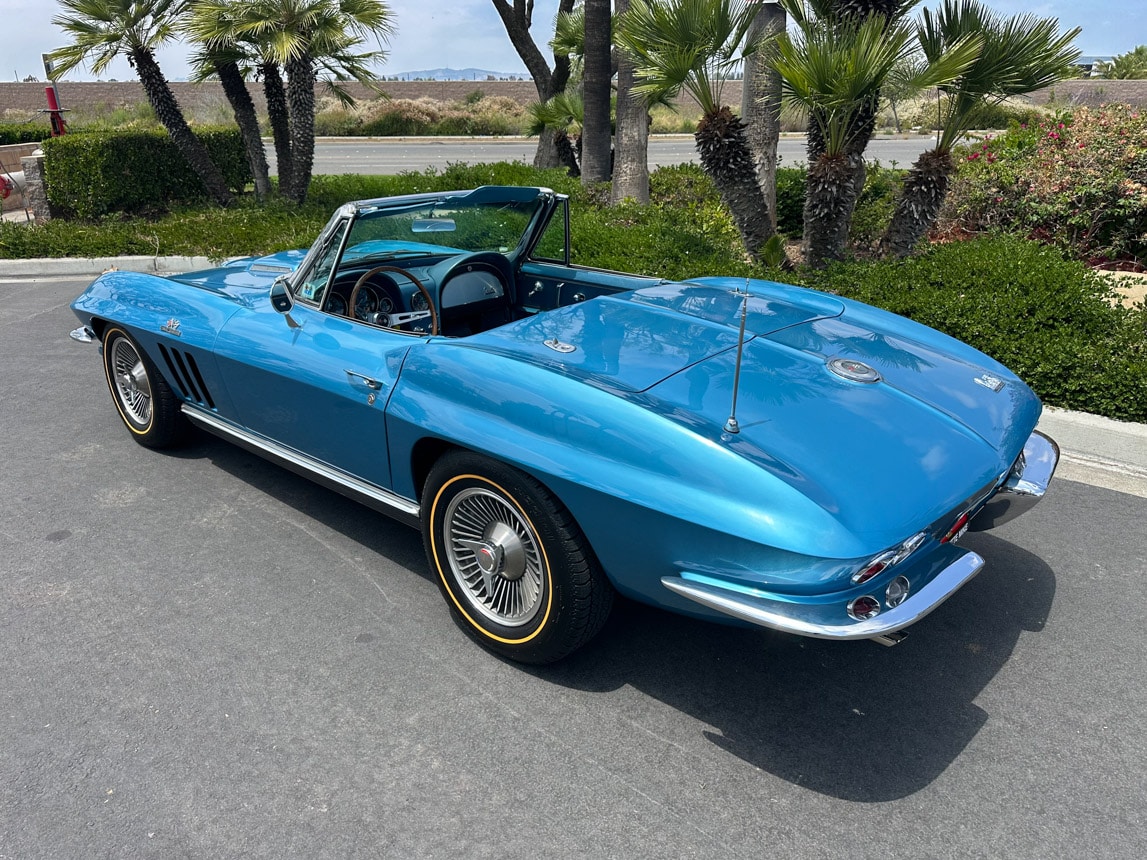 1966 Blue Corvette L72 Convertible 5854