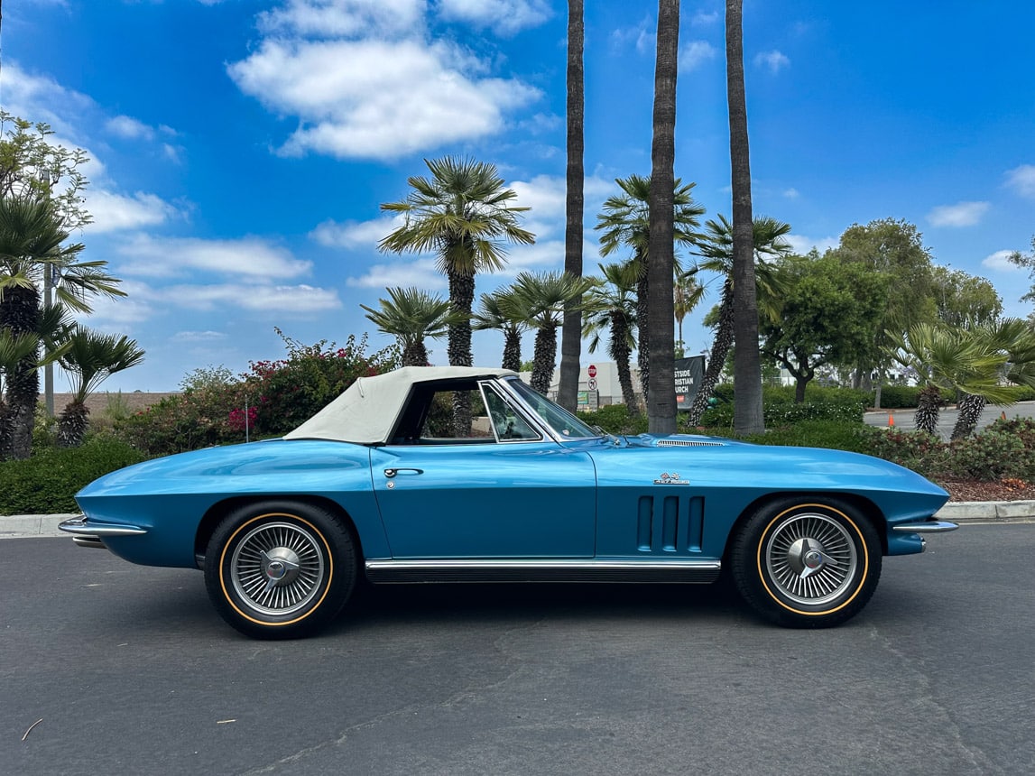 1966 Blue Corvette L72 Convertible 5873