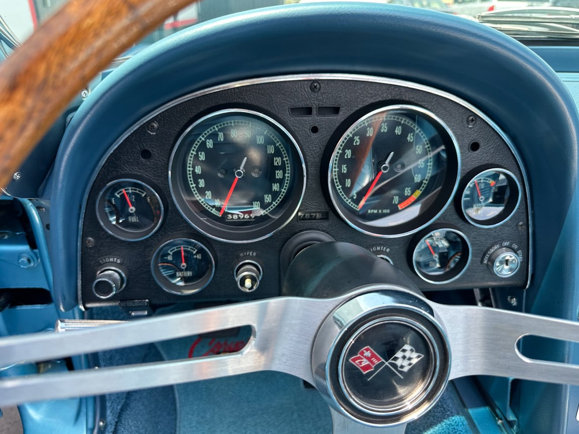 1966 Blue Corvette L72 Convertible 5890