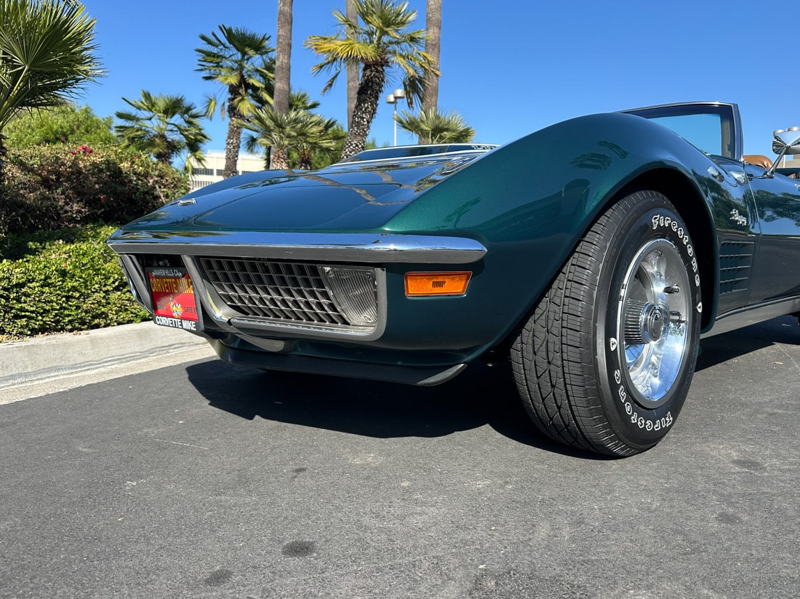 1971 Brands Hatch Green Corvette Convertible 6242