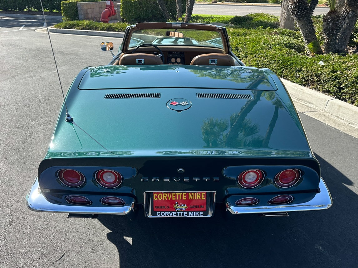 1971 Brands Hatch Green Corvette Convertible 6246
