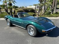 1971 Brands Hatch Green Corvette Convertible 6247