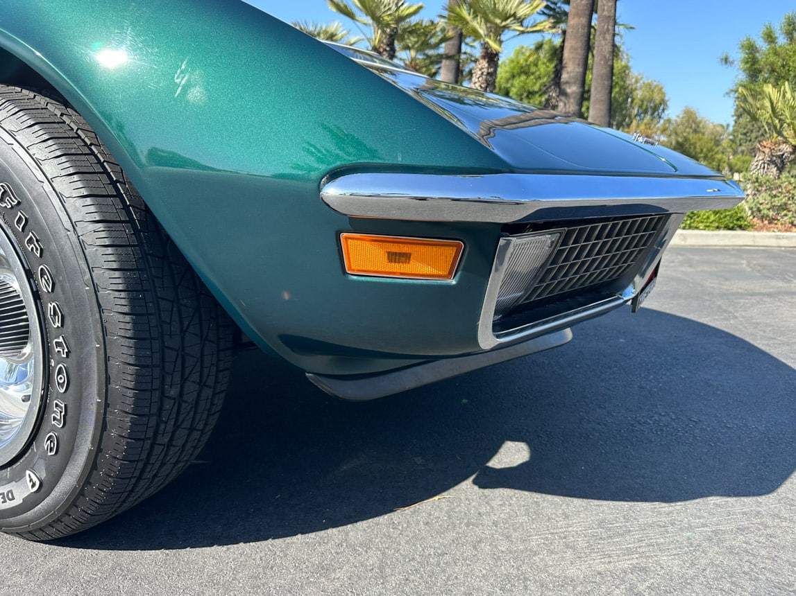 1971 Brands Hatch Green Corvette Convertible 6249