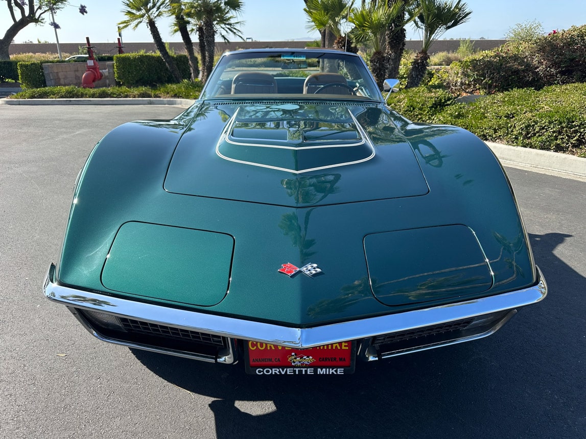1971 Brands Hatch Green Corvette Convertible 6254