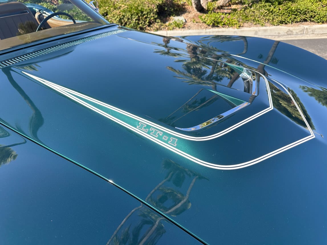 1971 Brands Hatch Green Corvette Convertible 6255
