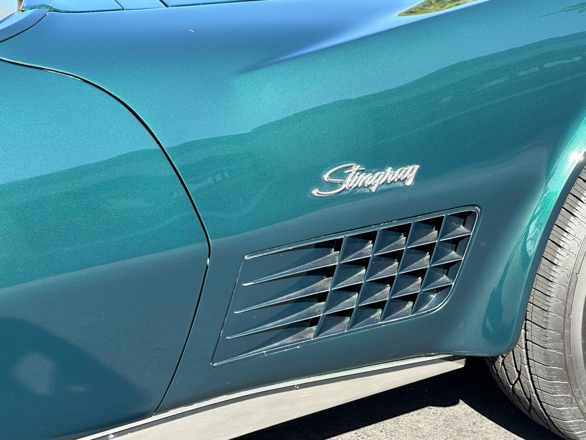 1971 Brands Hatch Green Corvette Convertible 6256