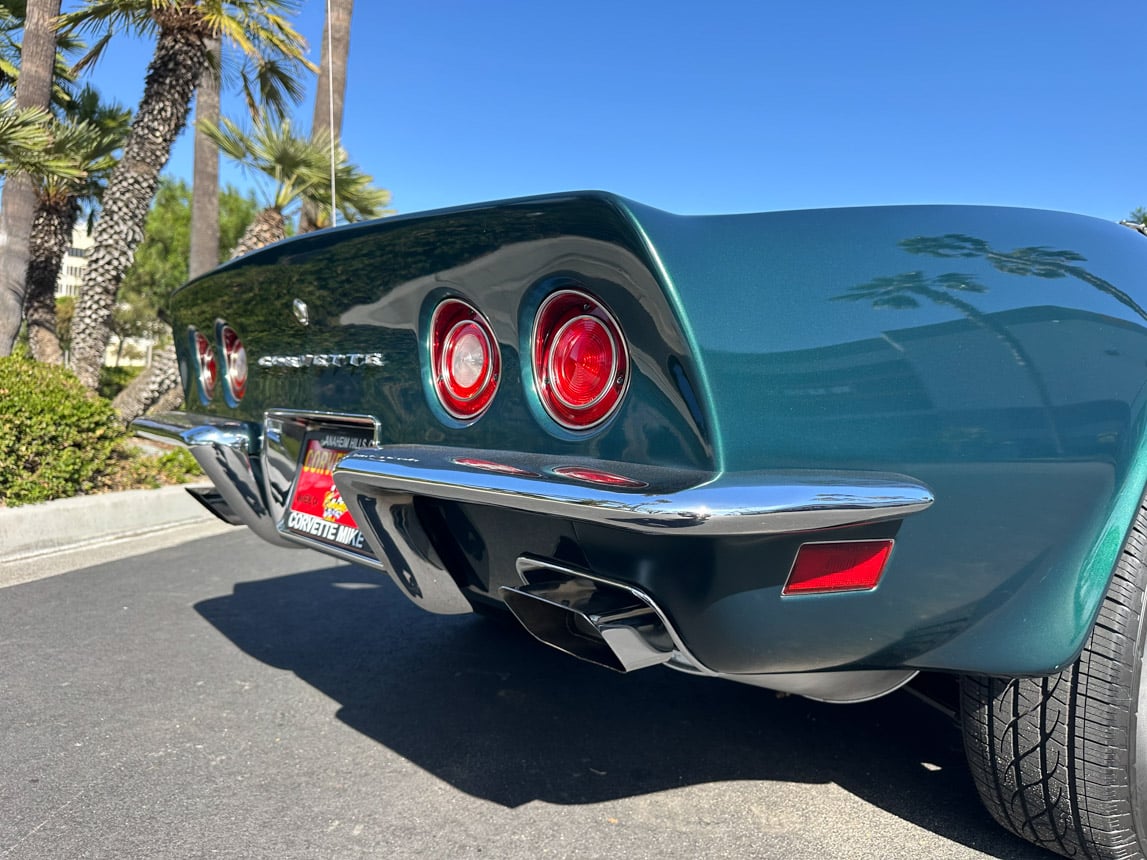 1971 Brands Hatch Green Corvette Convertible 6258