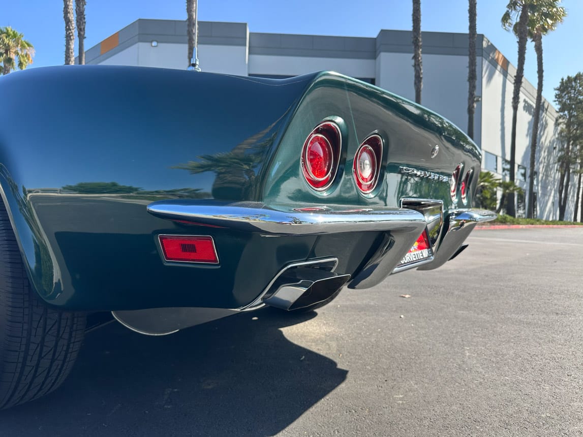 1971 Brands Hatch Green Corvette Convertible 6259