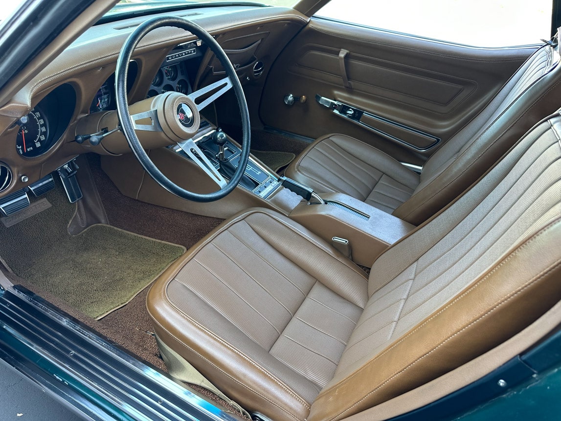 1971 Brands Hatch Green Corvette Convertible 6271