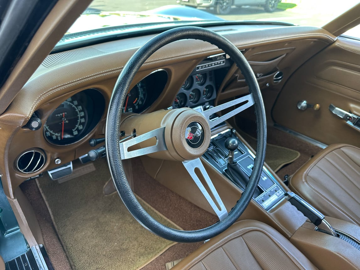 1971 Brands Hatch Green Corvette Convertible 6273