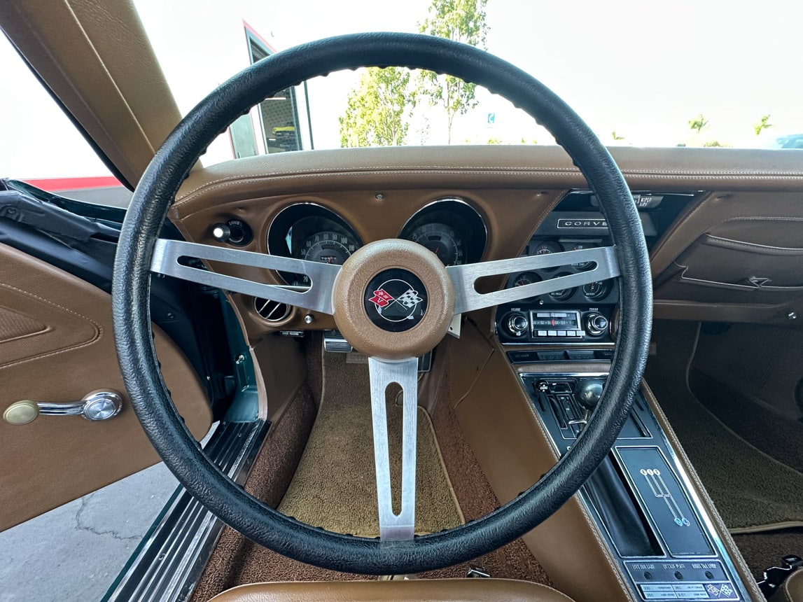 1971 Brands Hatch Green Corvette Convertible 6277