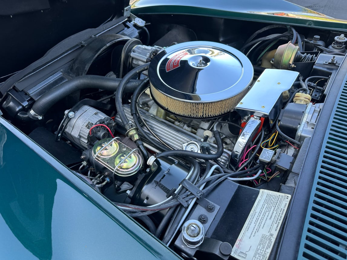 1971 Brands Hatch Green Corvette Convertible 6288