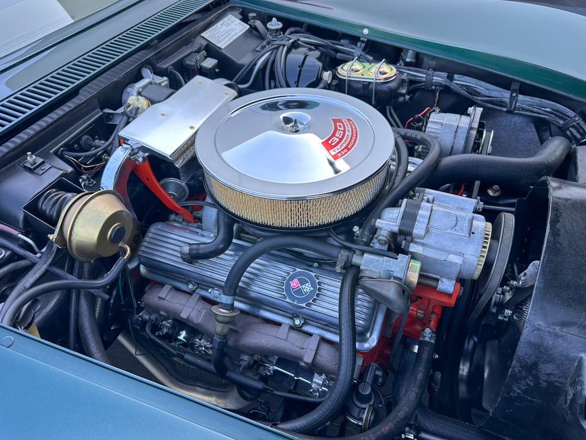 1971 Brands Hatch Green Corvette Convertible 6291
