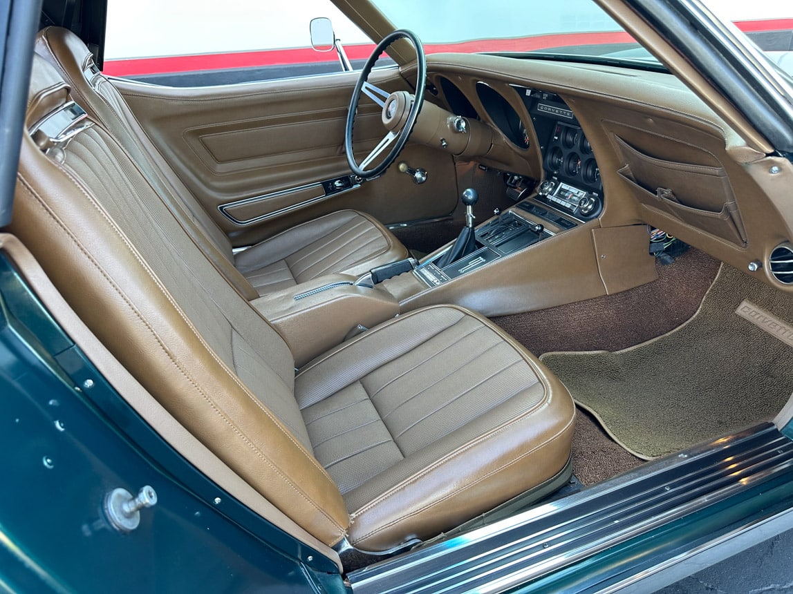 1971 Brands Hatch Green Corvette Convertible 6298
