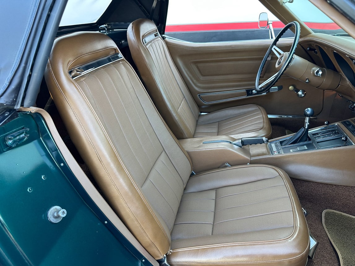 1971 Brands Hatch Green Corvette Convertible 6299