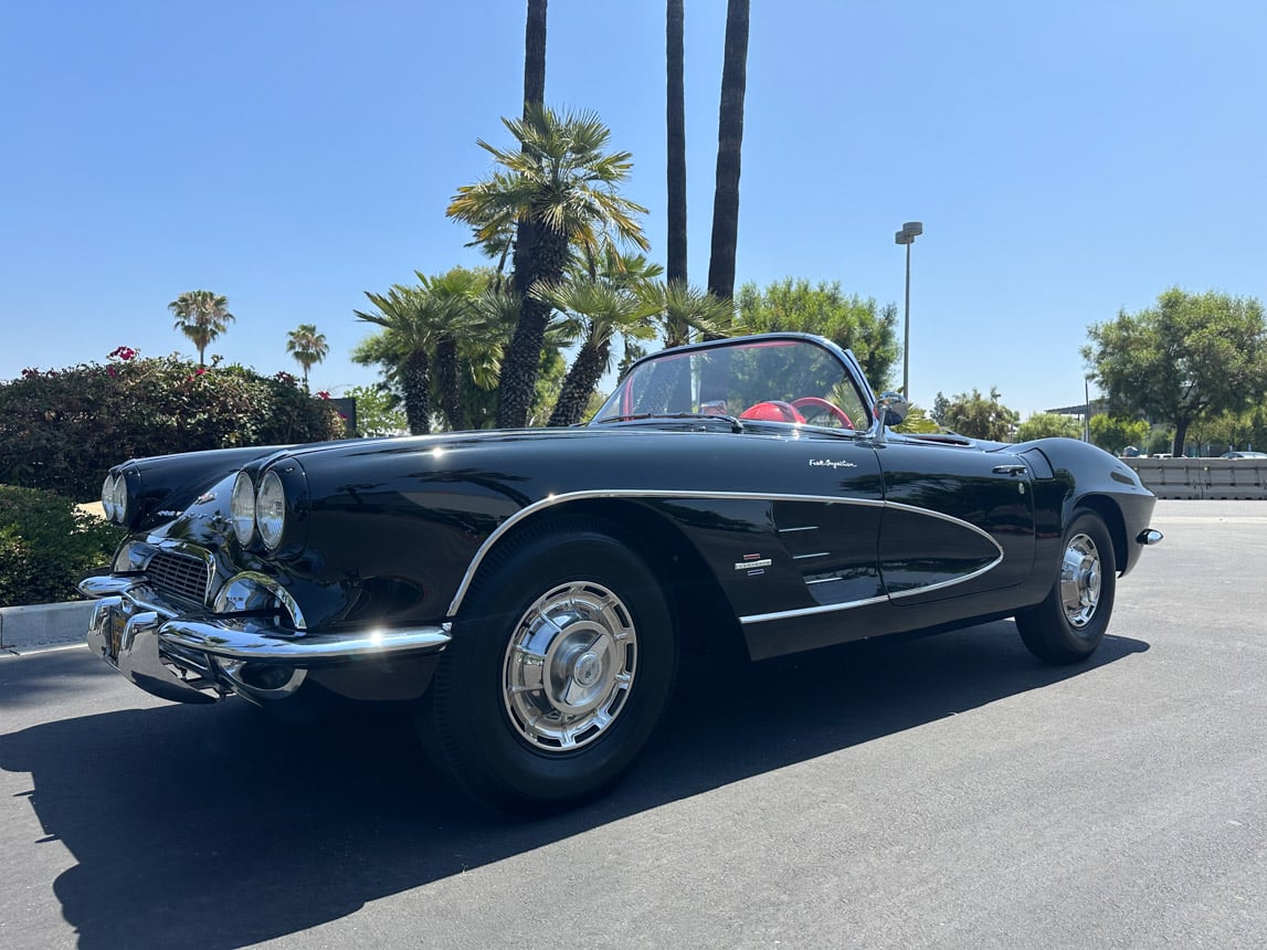 1961 Black Corvette Fuel Injected 6440
