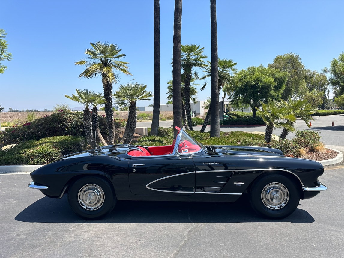 1961 Black Corvette Fuel Injected 6449