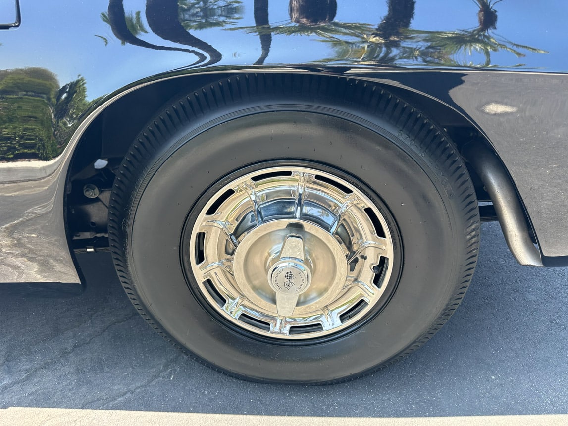 1961 Black Corvette Fuel Injected 6456