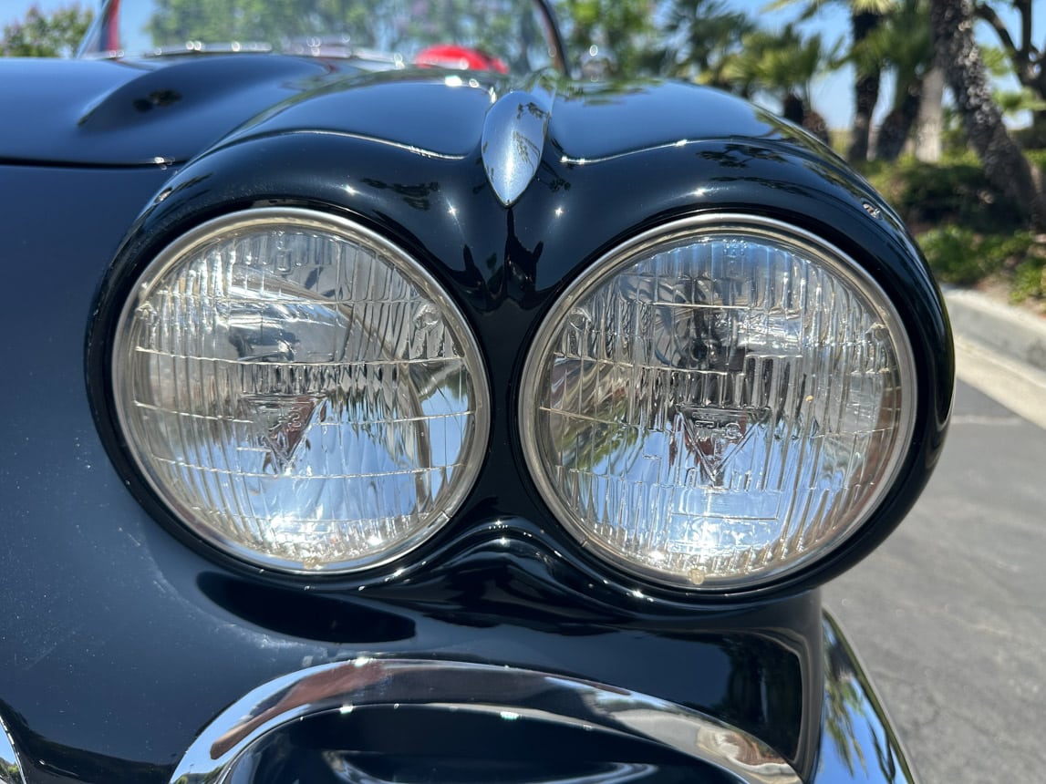 1961 Black Corvette Fuel Injected 6461