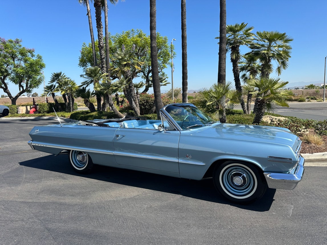 1963 Blue Impala 409 Convertible 6724