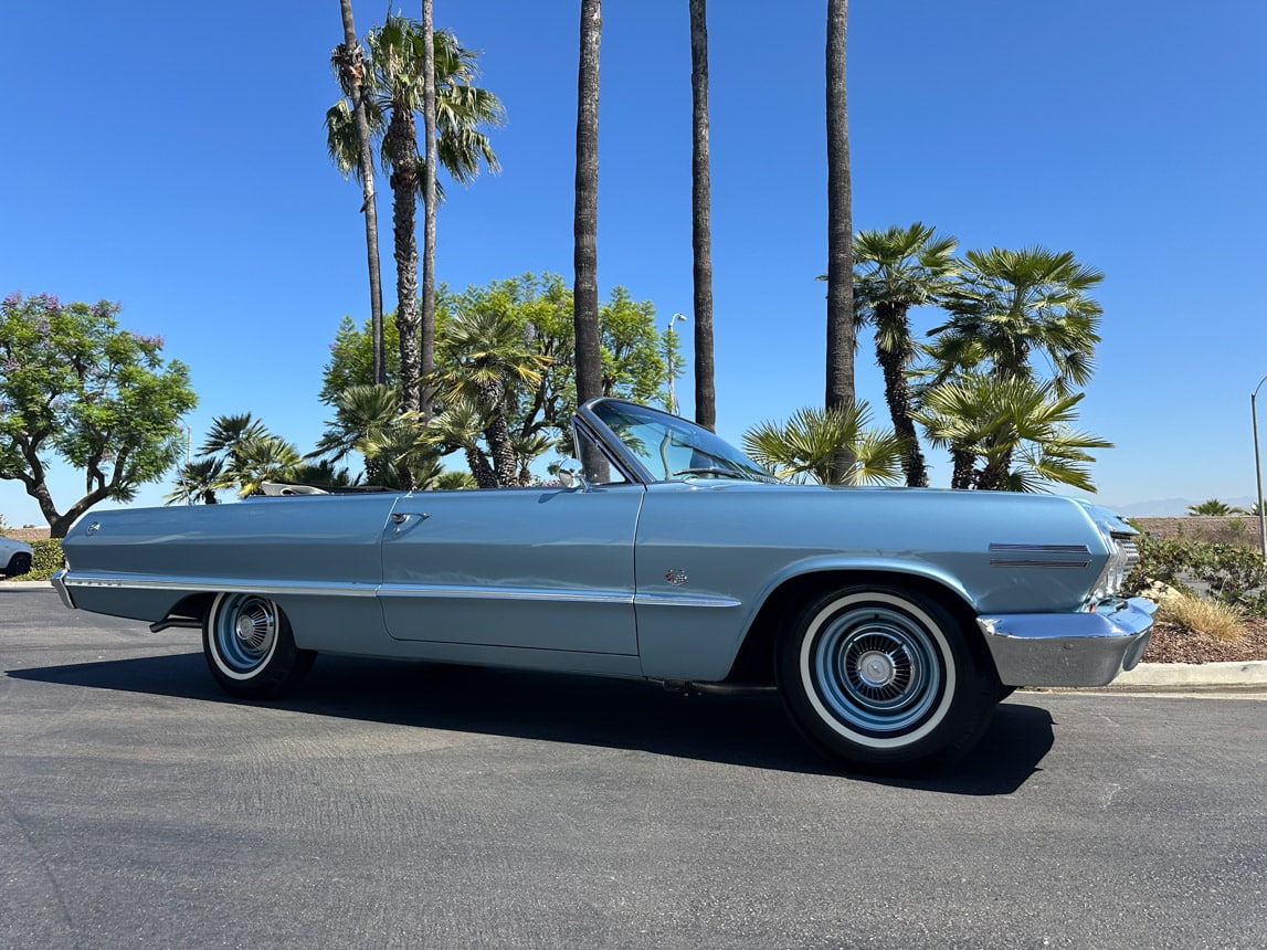 1963 Blue Impala 409 Convertible 6725