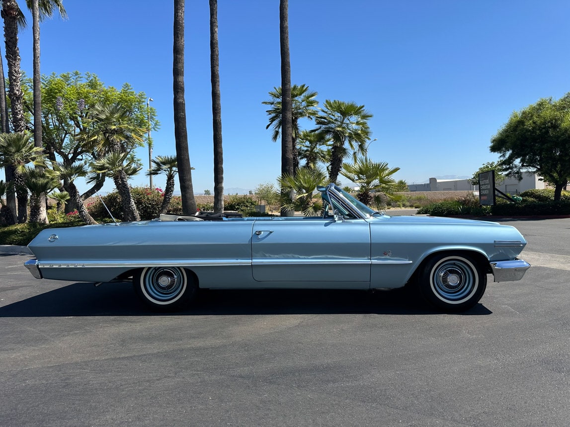 1963 Blue Impala 409 Convertible 6727