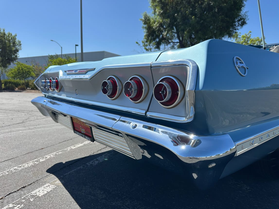 1963 Blue Impala 409 Convertible 6745