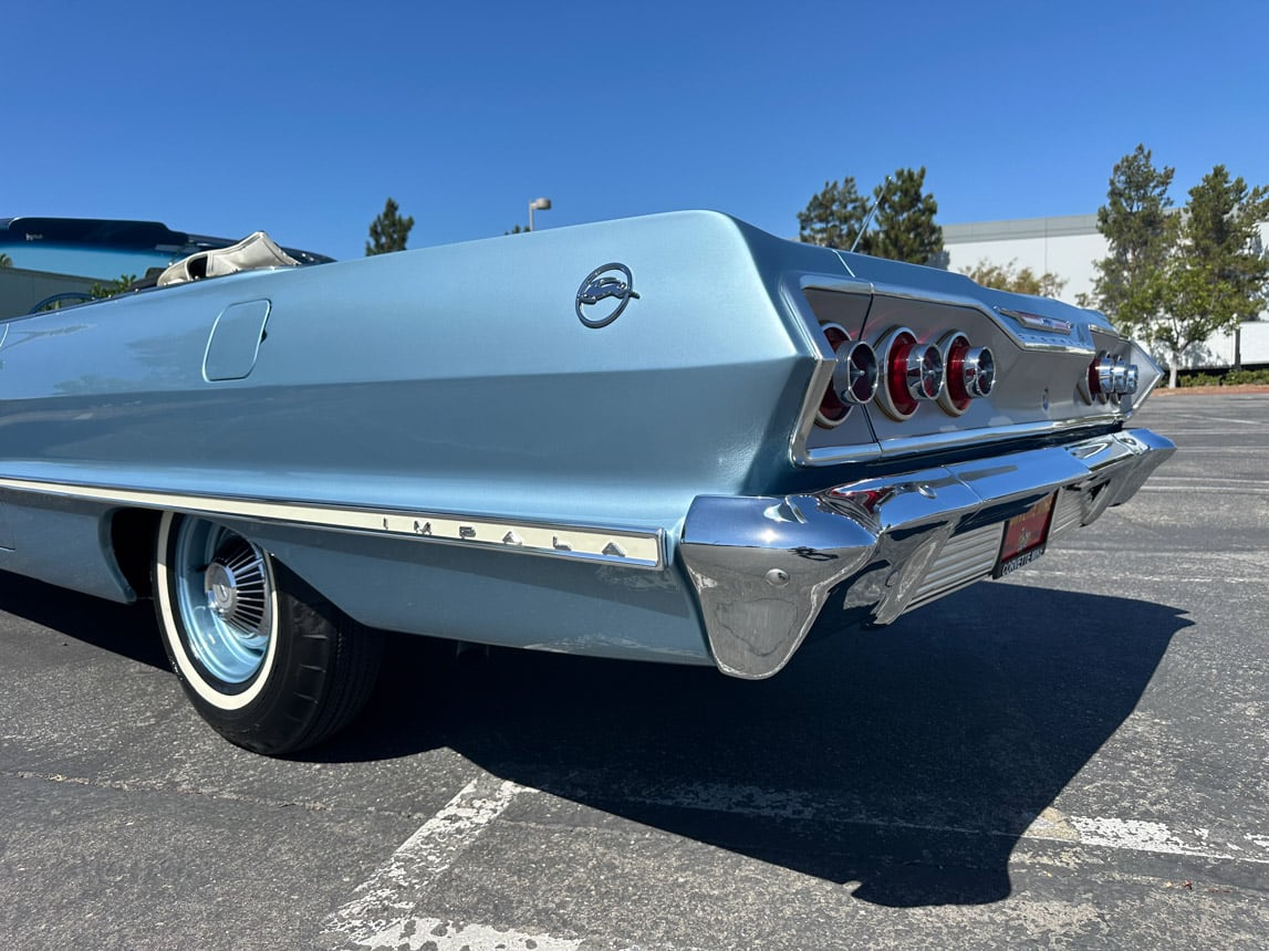1963 Blue Impala 409 Convertible 6747