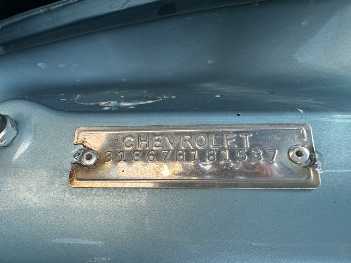 1963 Blue Impala 409 Convertible 6748