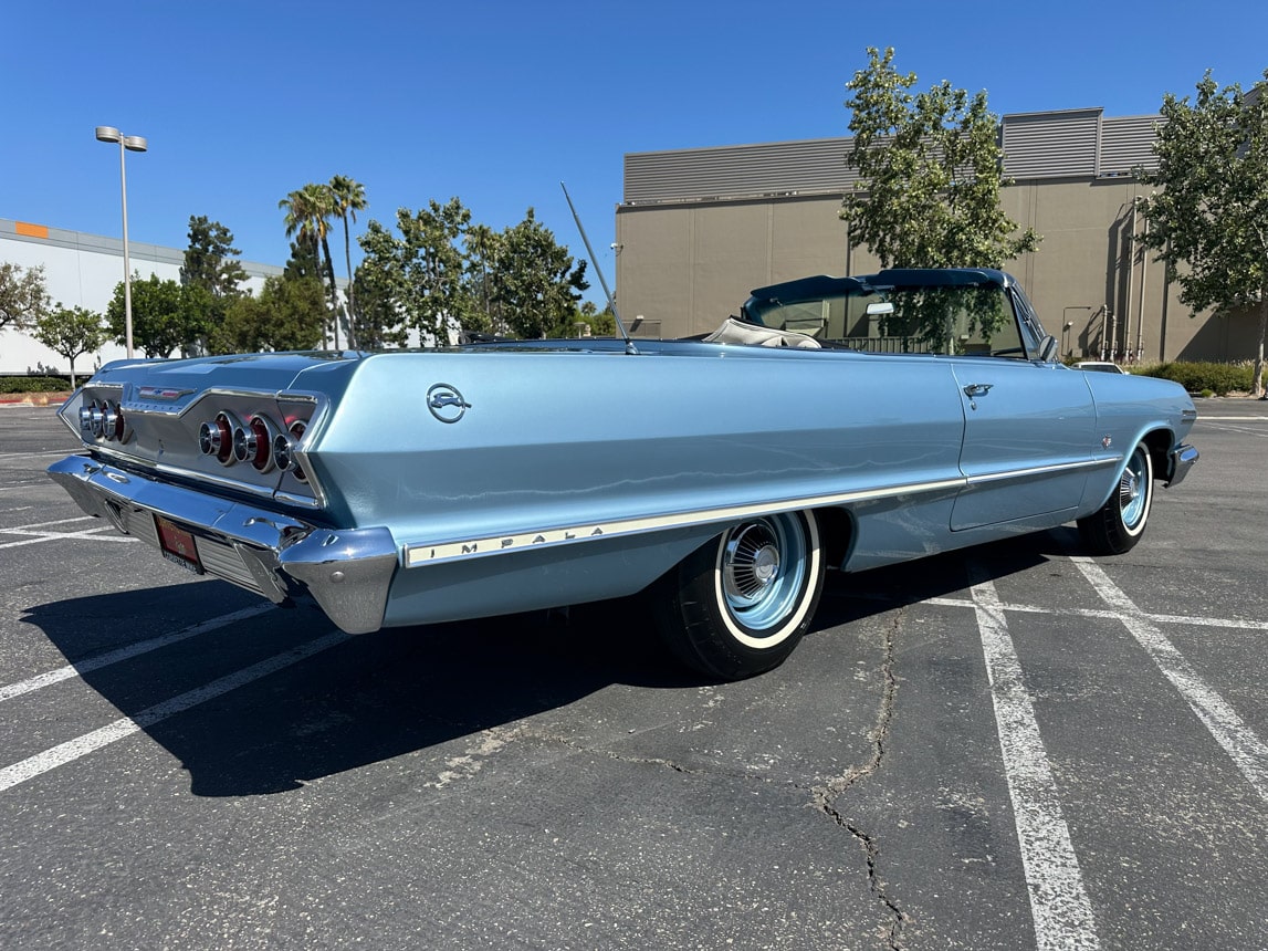 1963 Blue Impala 409 Convertible 6757