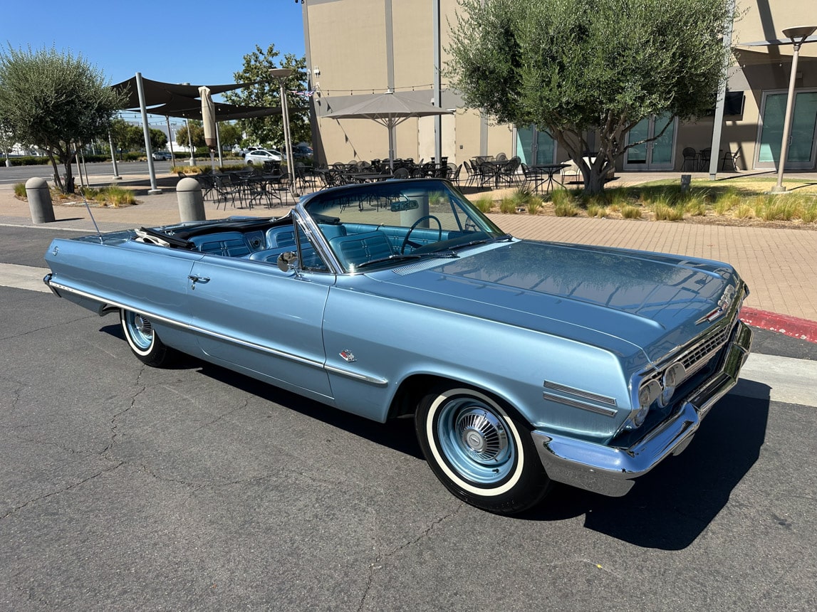 1963 Blue Impala 409 Convertible 6761