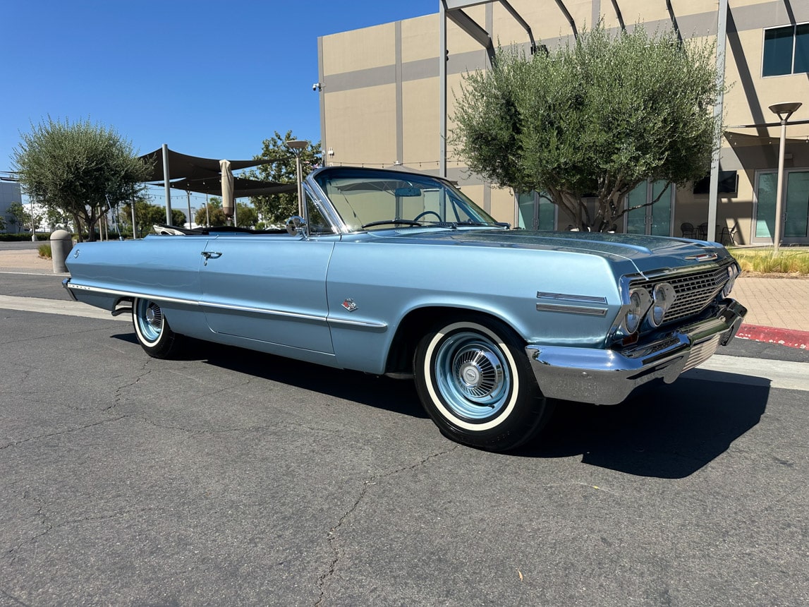 1963 Blue Impala 409 Convertible 6762