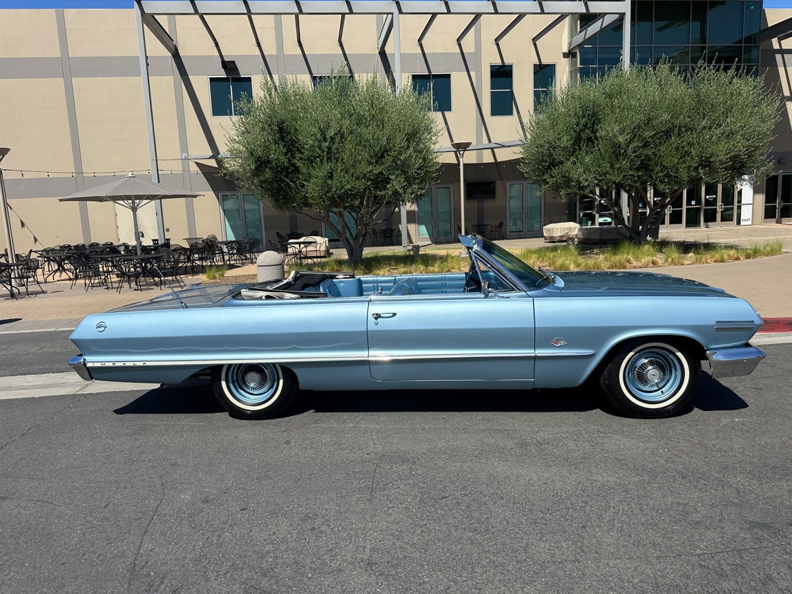 1963 Blue Impala 409 Convertible 6763