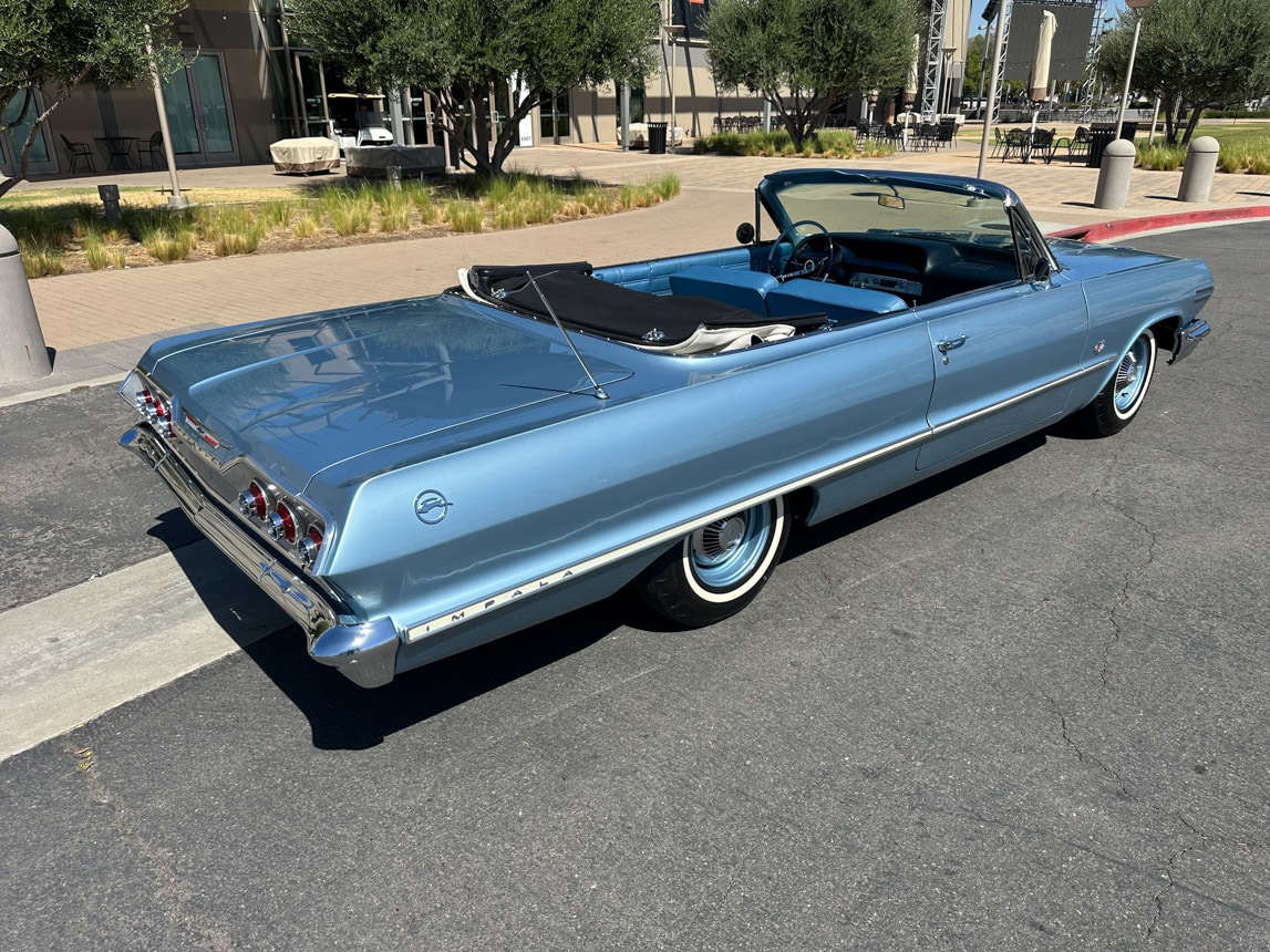1963 Blue Impala 409 Convertible 6764