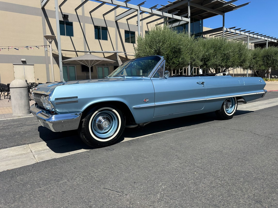 1963 Blue Impala 409 Convertible 6766