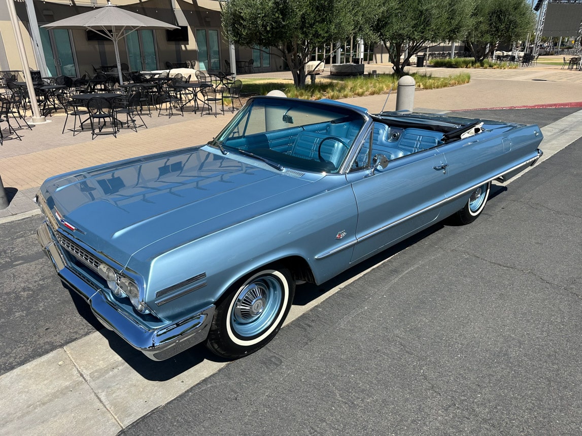 1963 Blue Impala 409 Convertible 6767