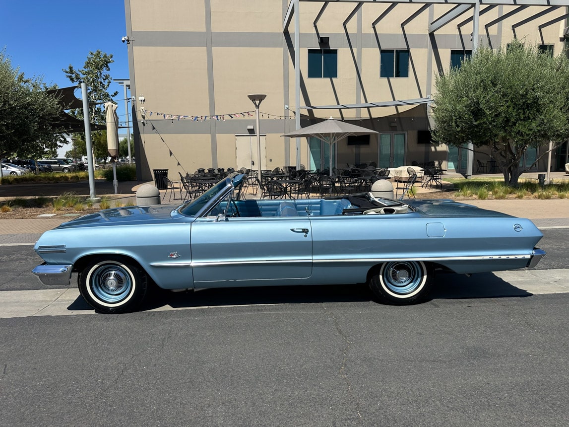 1963 Blue Impala 409 Convertible 6768
