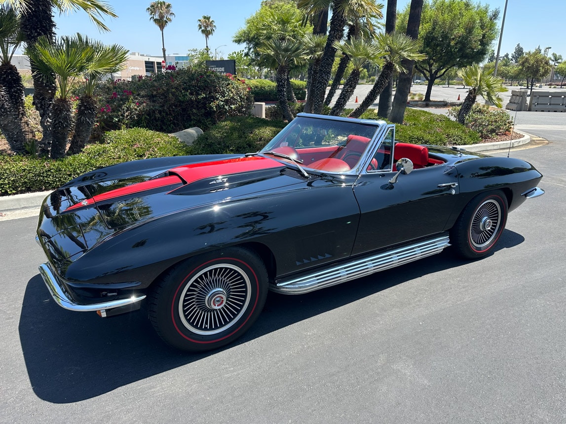 1967 Black L68 Corvette Convertible 6478
