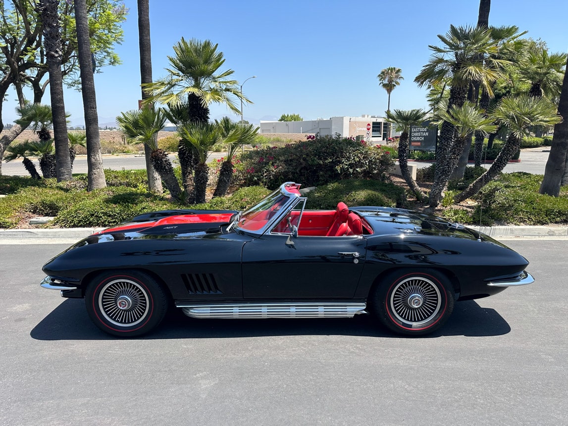 1967 Black L68 Corvette Convertible 6482