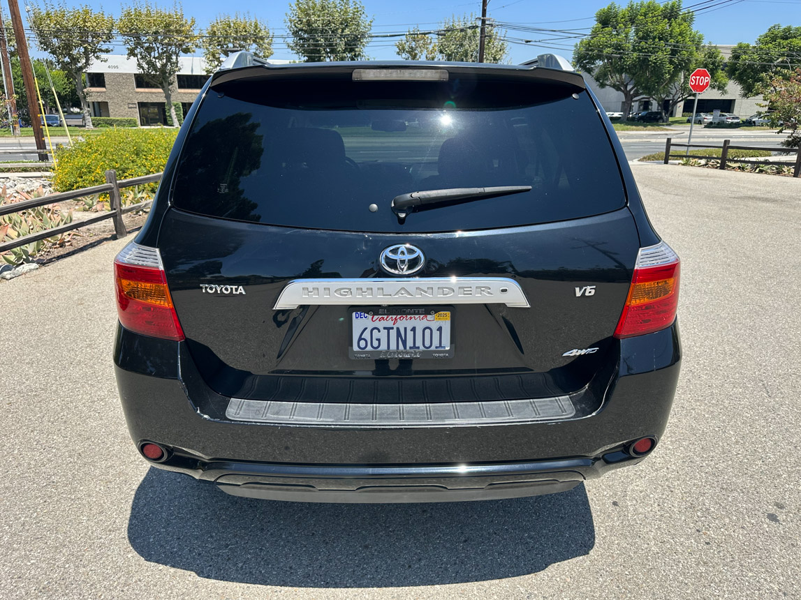 2008 Black Toyota Highlander 7093
