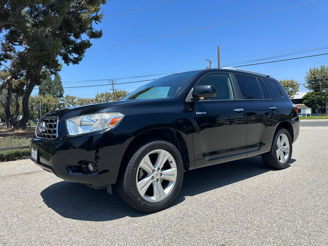 2008 Black Toyota Highlander 7095