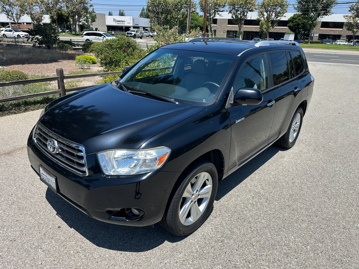 2008 Black Toyota Highlander 7096
