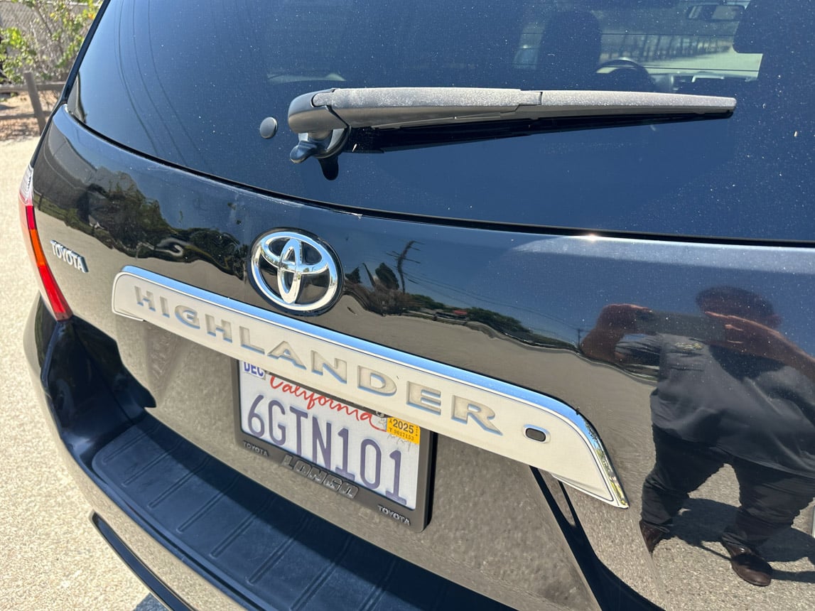 2008 Black Toyota Highlander 7101