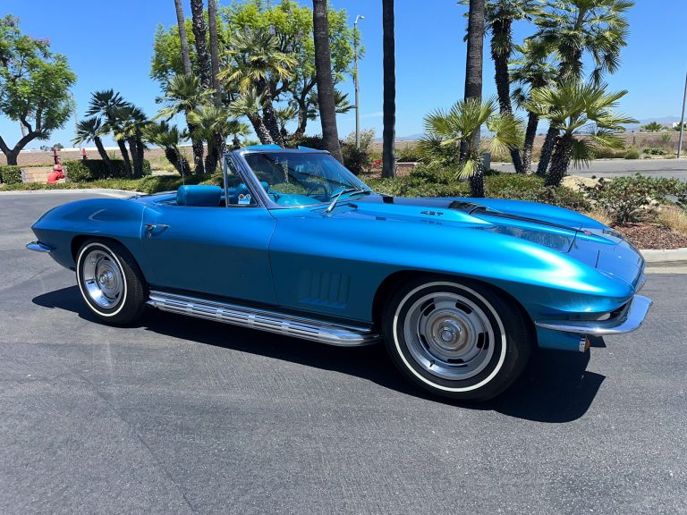 1967 Marina Blue Corvette L71 Convertible