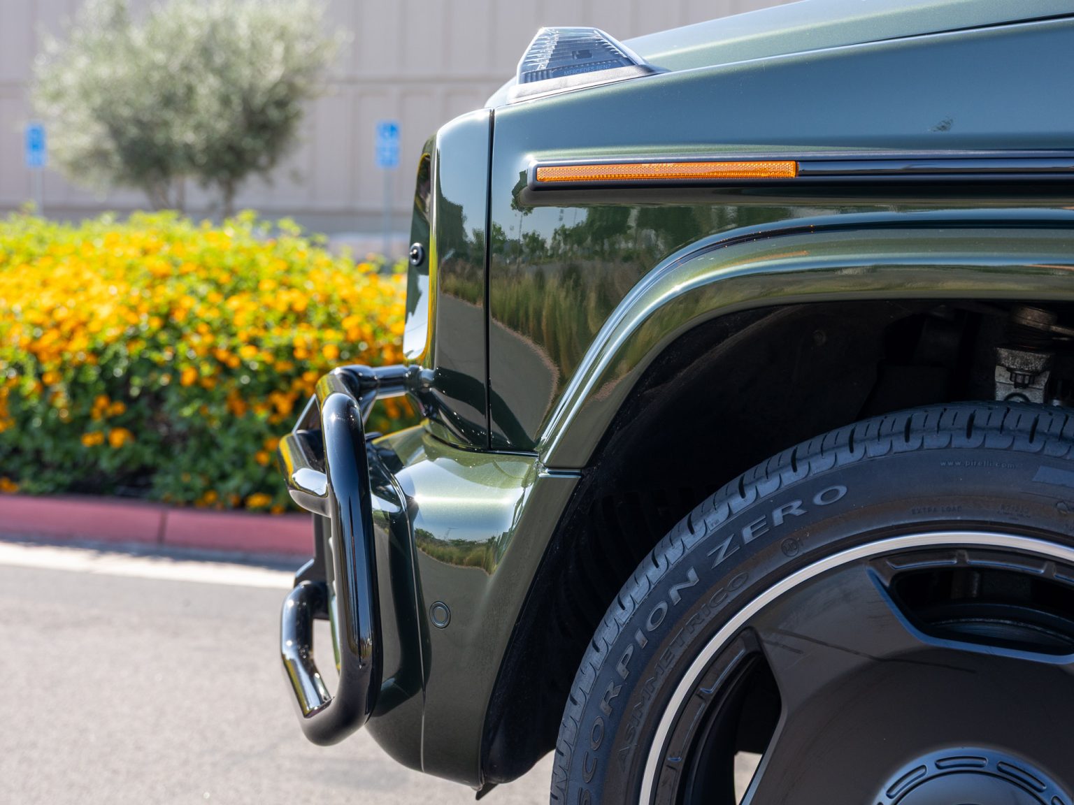 BaT 2022 Mercedes Benz Olive Metallic G 63 AMG 10