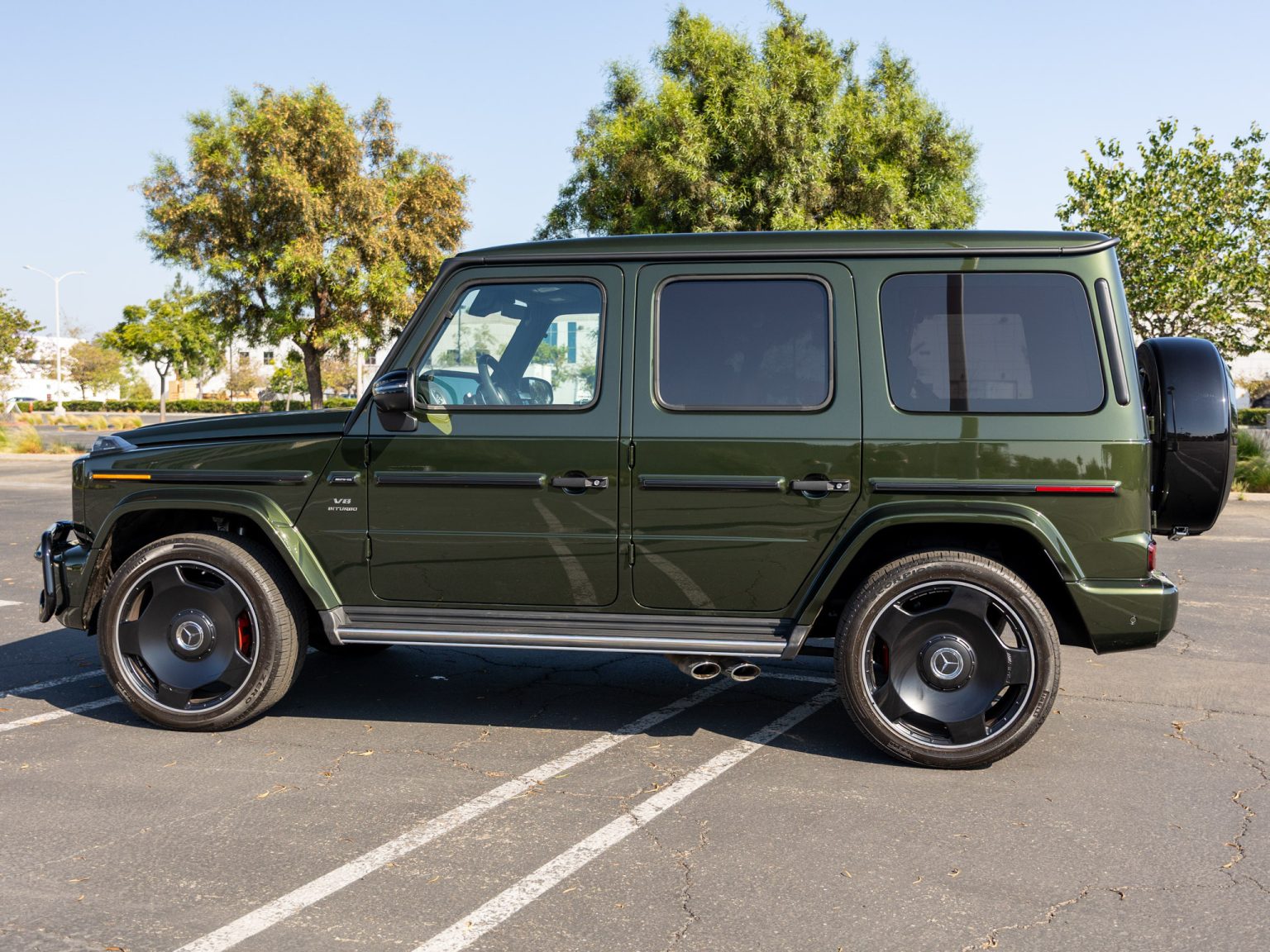 BaT 2022 Mercedes Benz Olive Metallic G 63 AMG 110