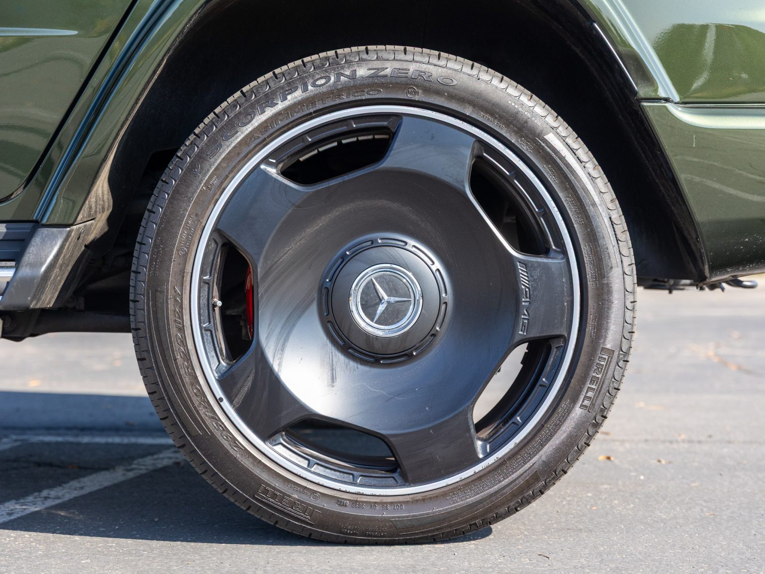 BaT 2022 Mercedes Benz Olive Metallic G 63 AMG 111