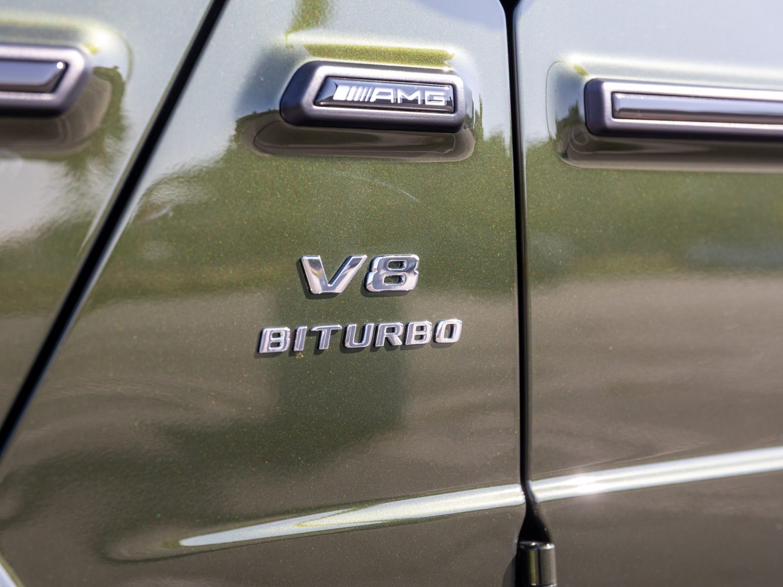 BaT 2022 Mercedes Benz Olive Metallic G 63 AMG 116