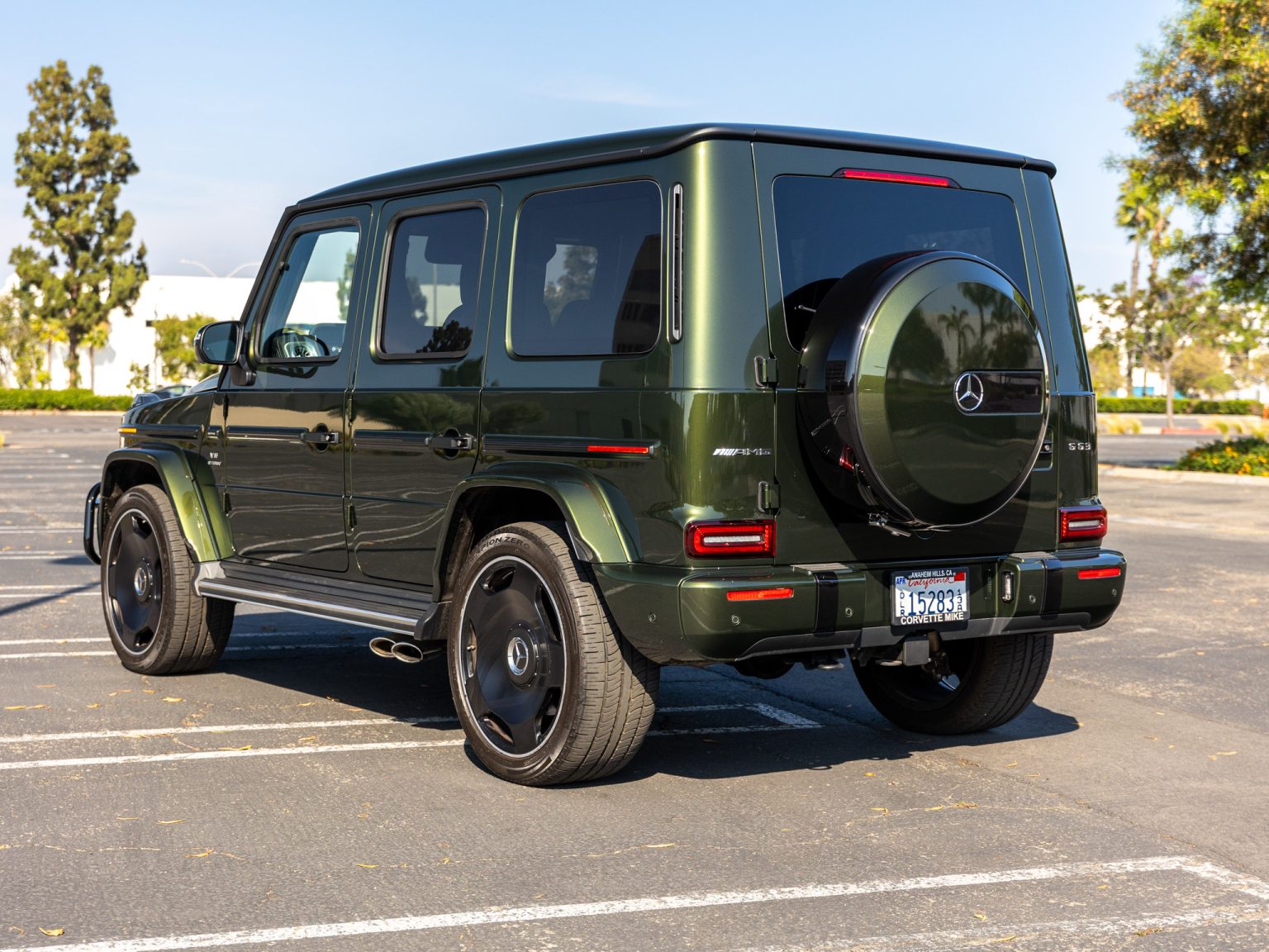 BaT 2022 Mercedes Benz Olive Metallic G 63 AMG 117
