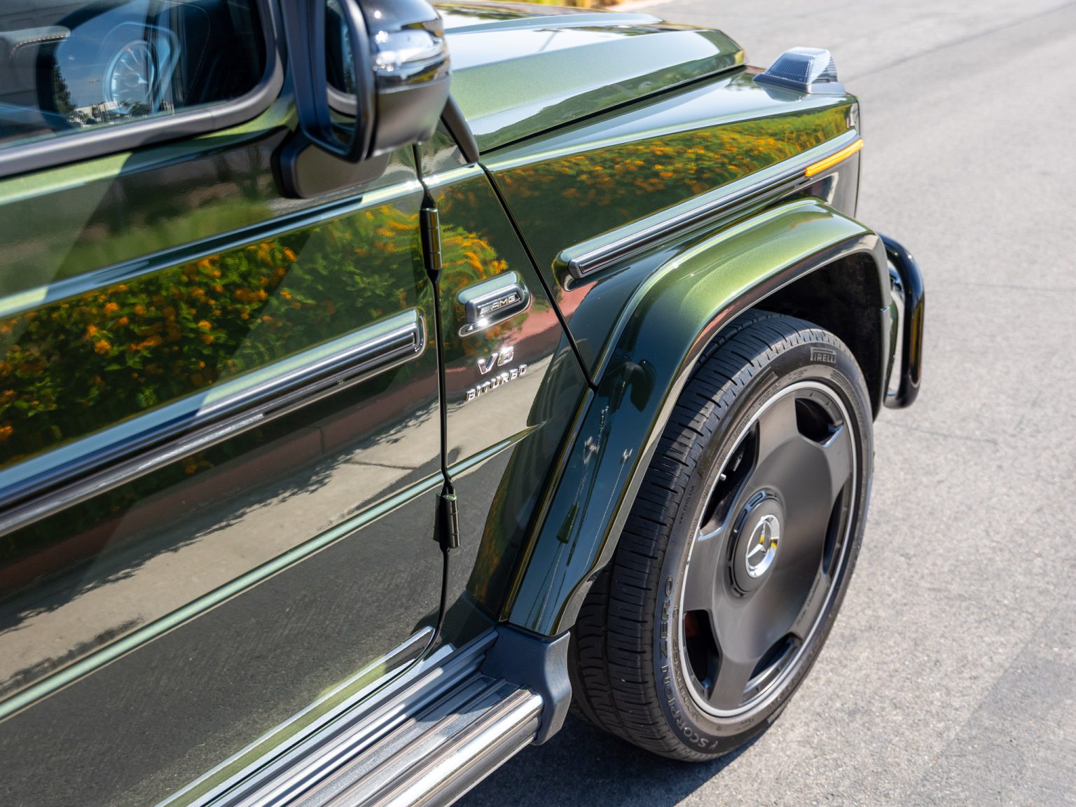 BaT 2022 Mercedes Benz Olive Metallic G 63 AMG 12